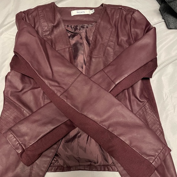 NEW - Ricki’s Faux Leather Jacket - Picture 1 of 2